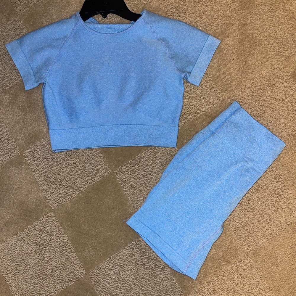 Blue athletic set